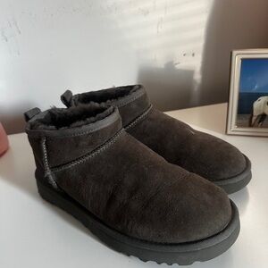 UGG Grey mini boots